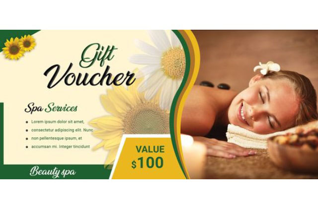 Voucher spa thiết kế và in chất lượng cao, lý tưởng cho chiến dịch marketing.